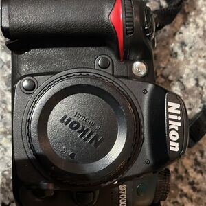 Nikon D7000 Black and Red DSLR Camera